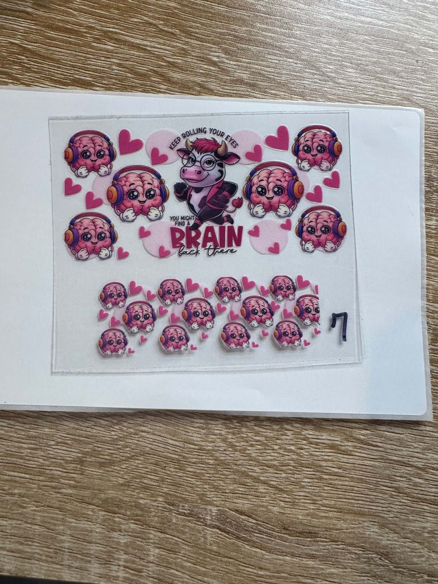 You might find a brain Shot glass Decal