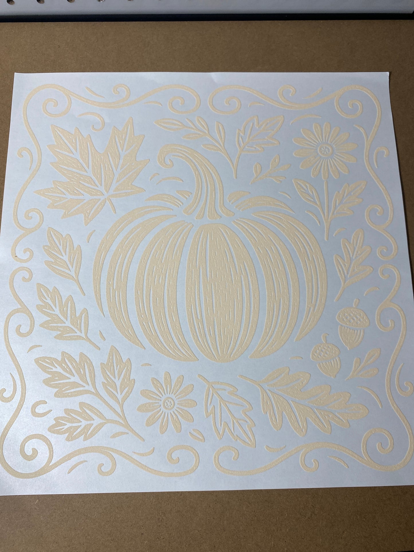 Single Color Adult Transfer- Pumpkins