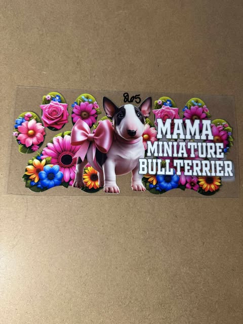 865 Mama Miniature Bull Terrier
