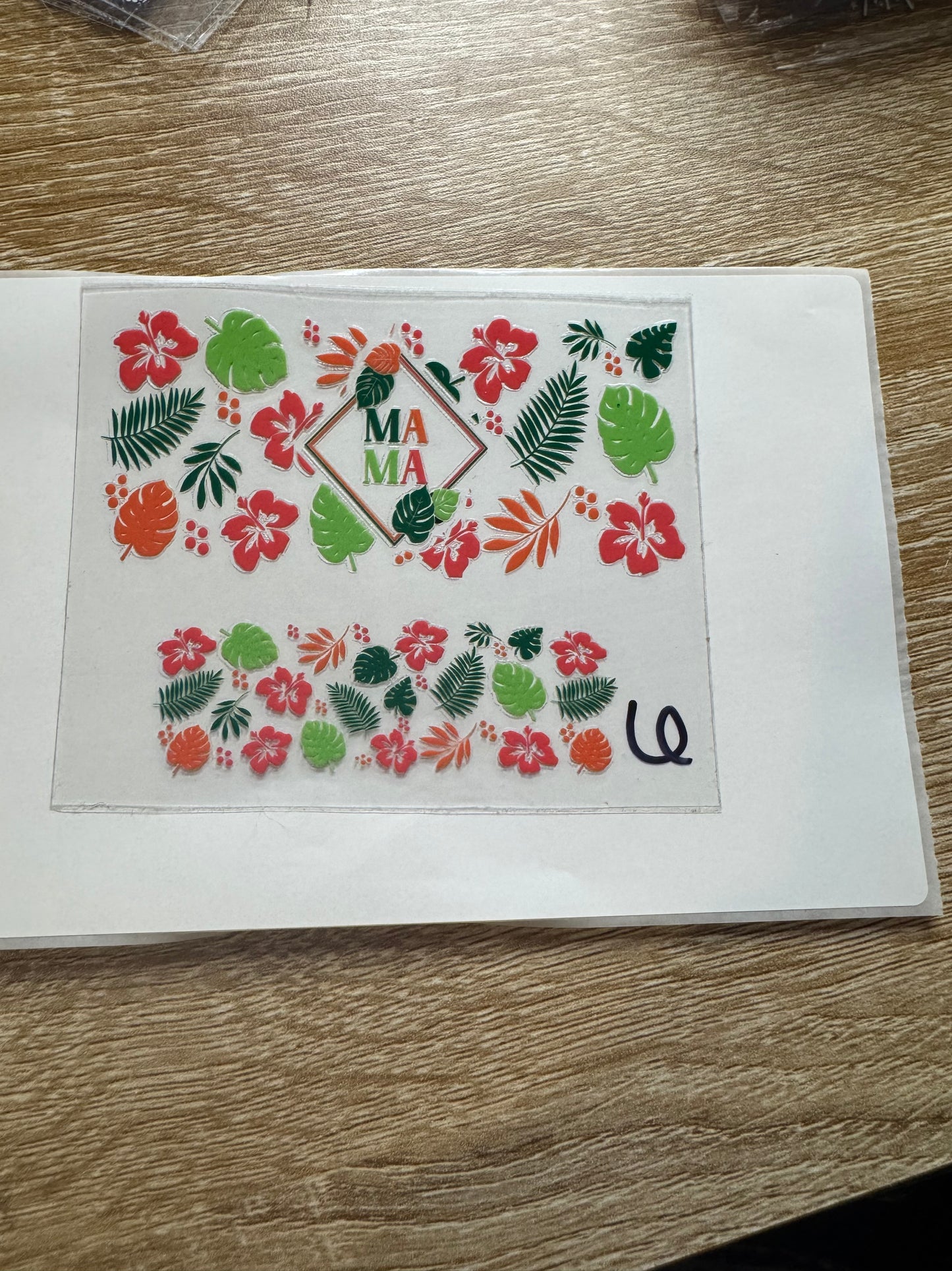 Mama Shot glass Decal