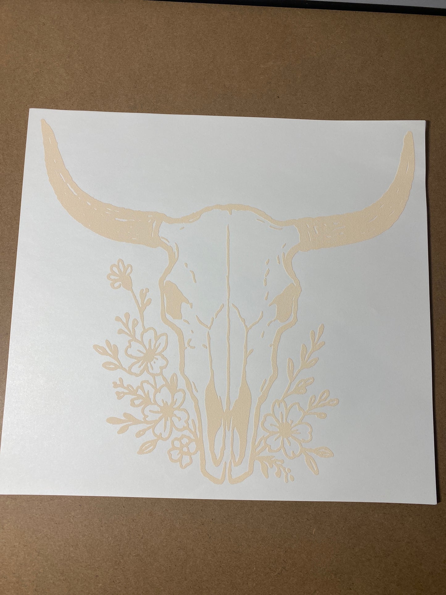 Single Color Adult Transfer- Skull