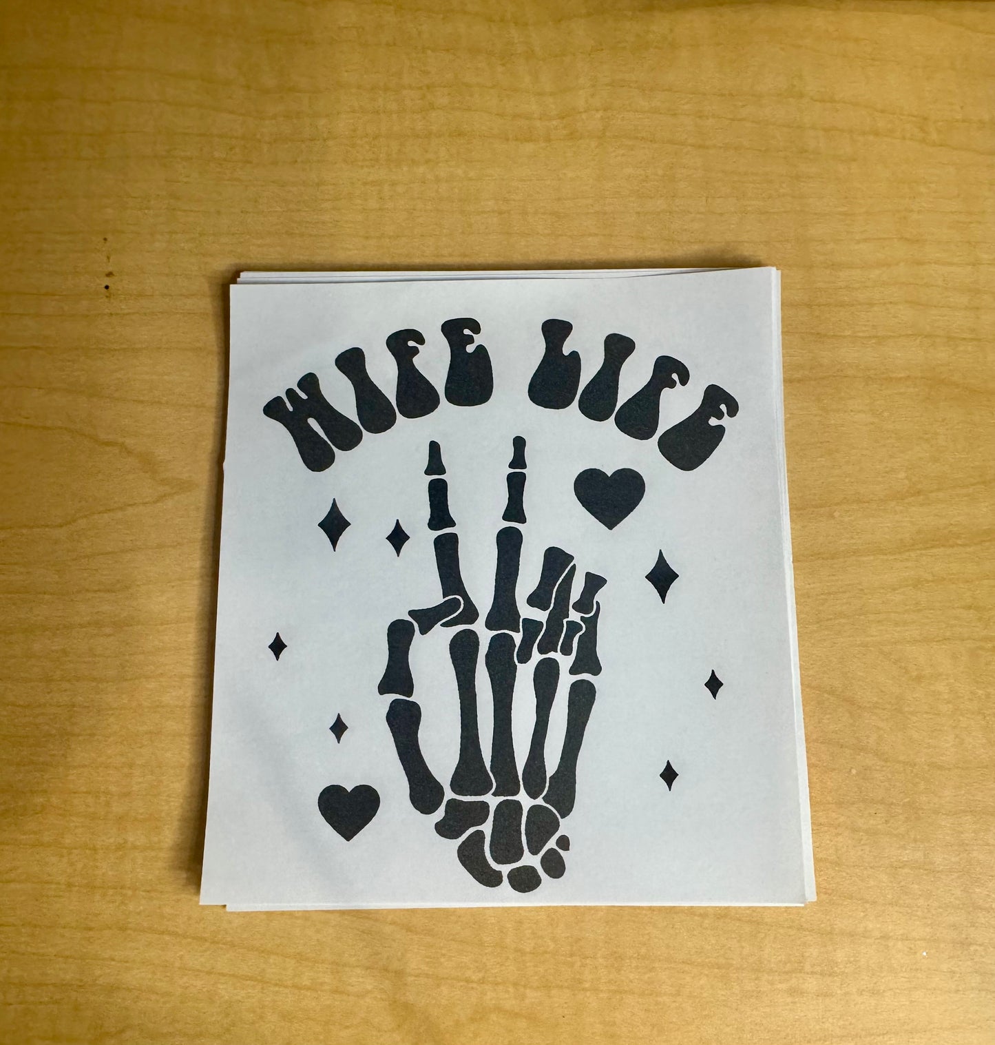 Single Color Adult Transfer- Husband Last Nerve with Pocket