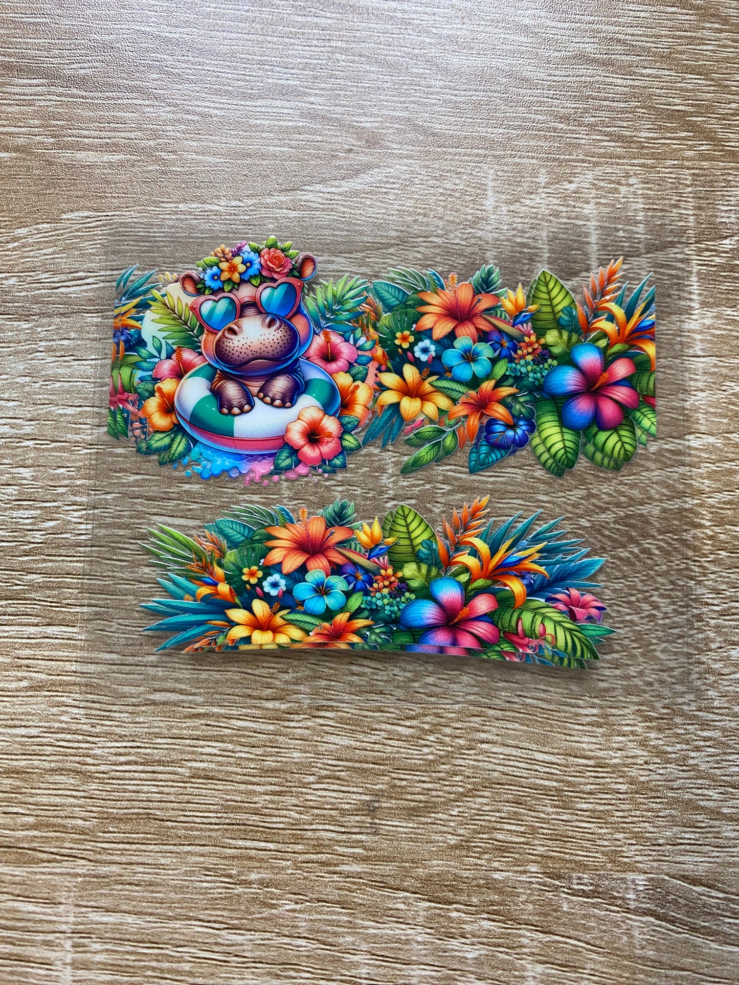 Hippo Shot Glass Decal