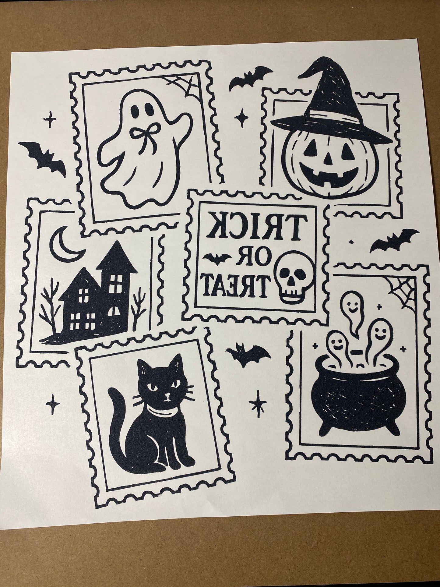 Single Color Adult Transfer- Trick or Treat