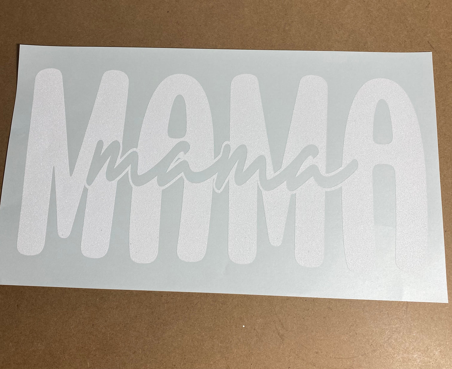 Single Color Adult Transfer- Mama