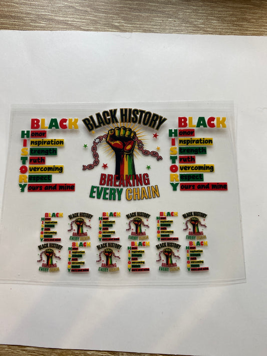 Black History Shot Glass