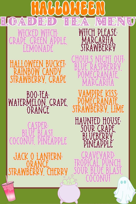 Halloween Loaded Teas