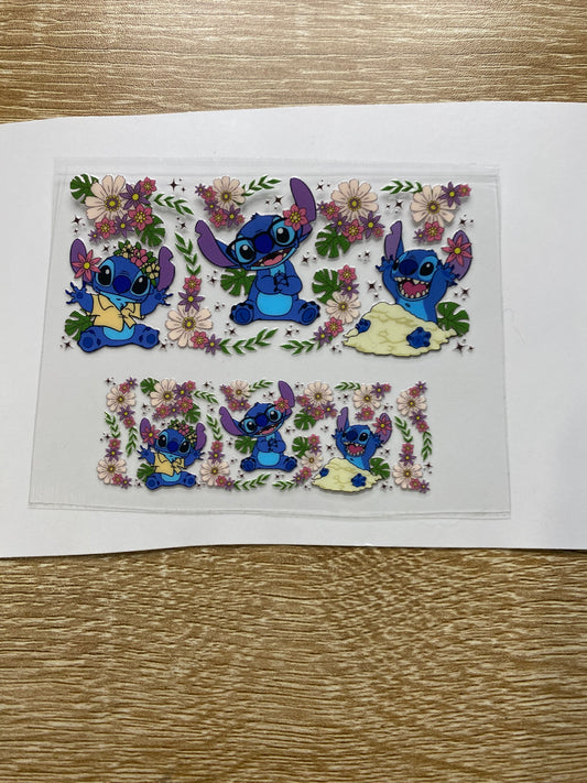 Blue Alien Shot Glass