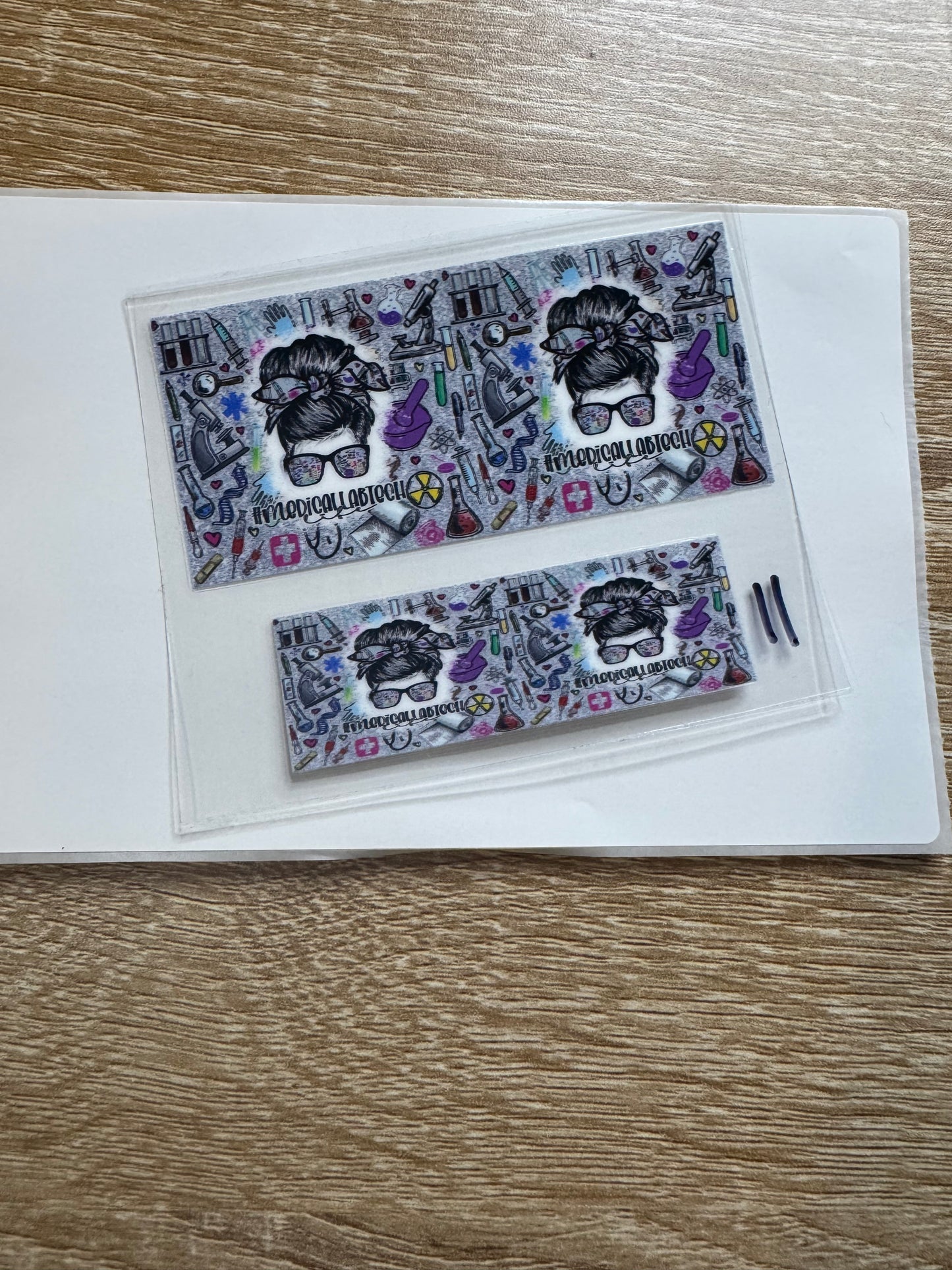 Medical Tech Shot glass Decal