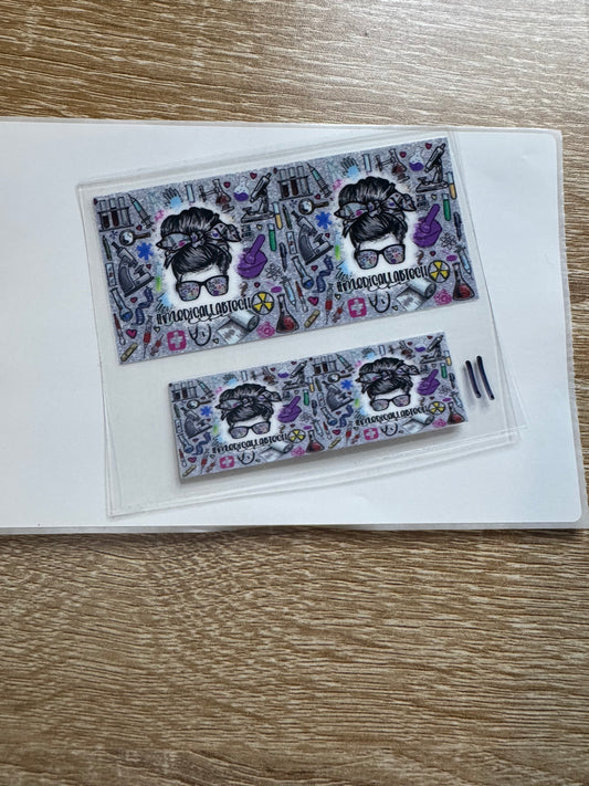 Medical Tech Shot glass Decal