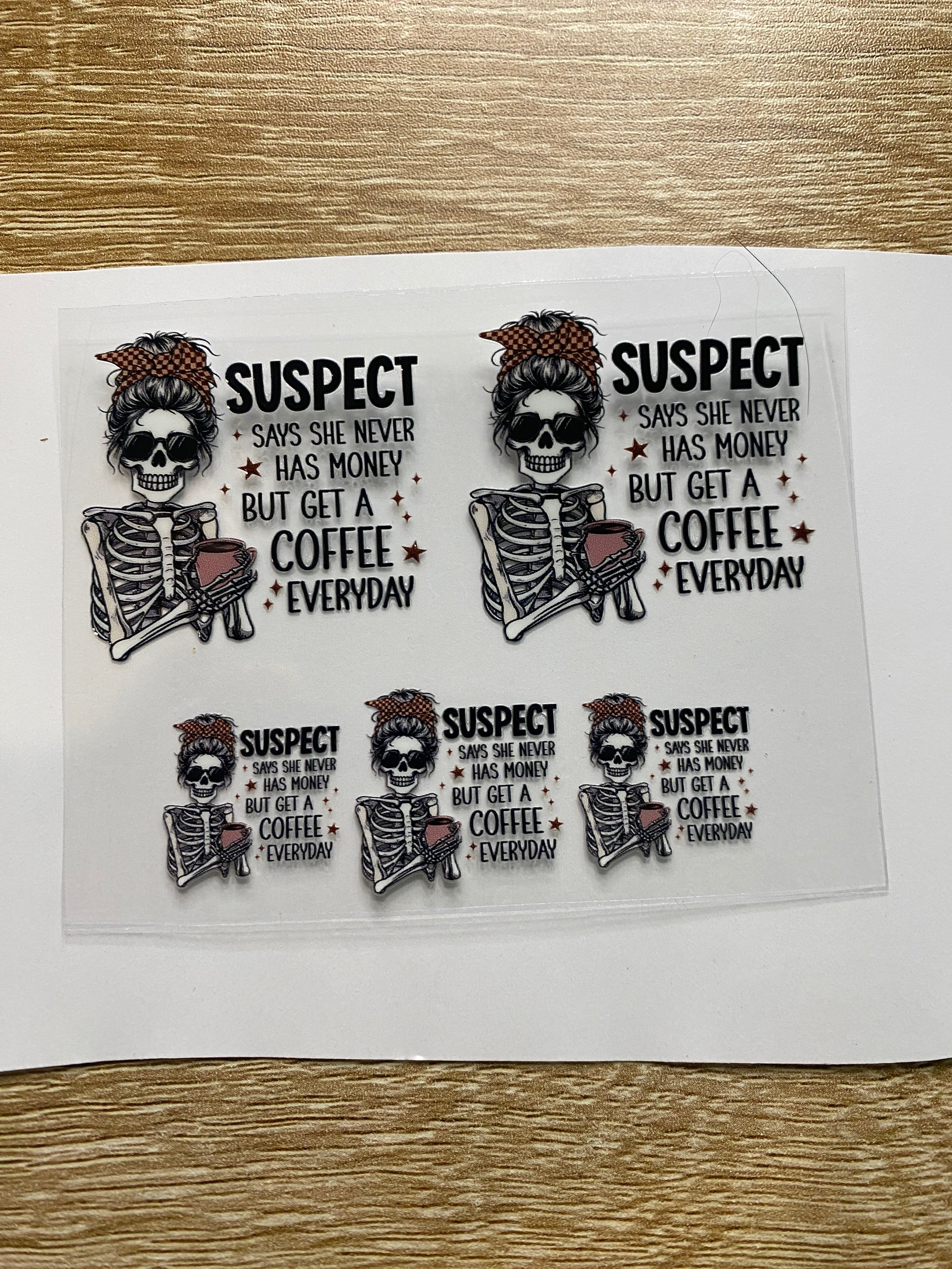 Suspect Shot Glass
