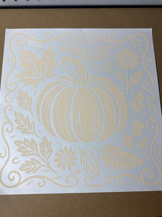Single Color Adult Transfer-  Pumpkins