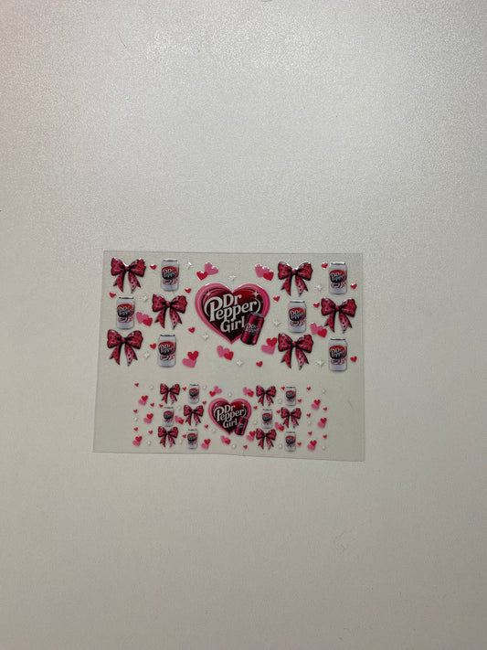 Dr pepper girl Shot Glass