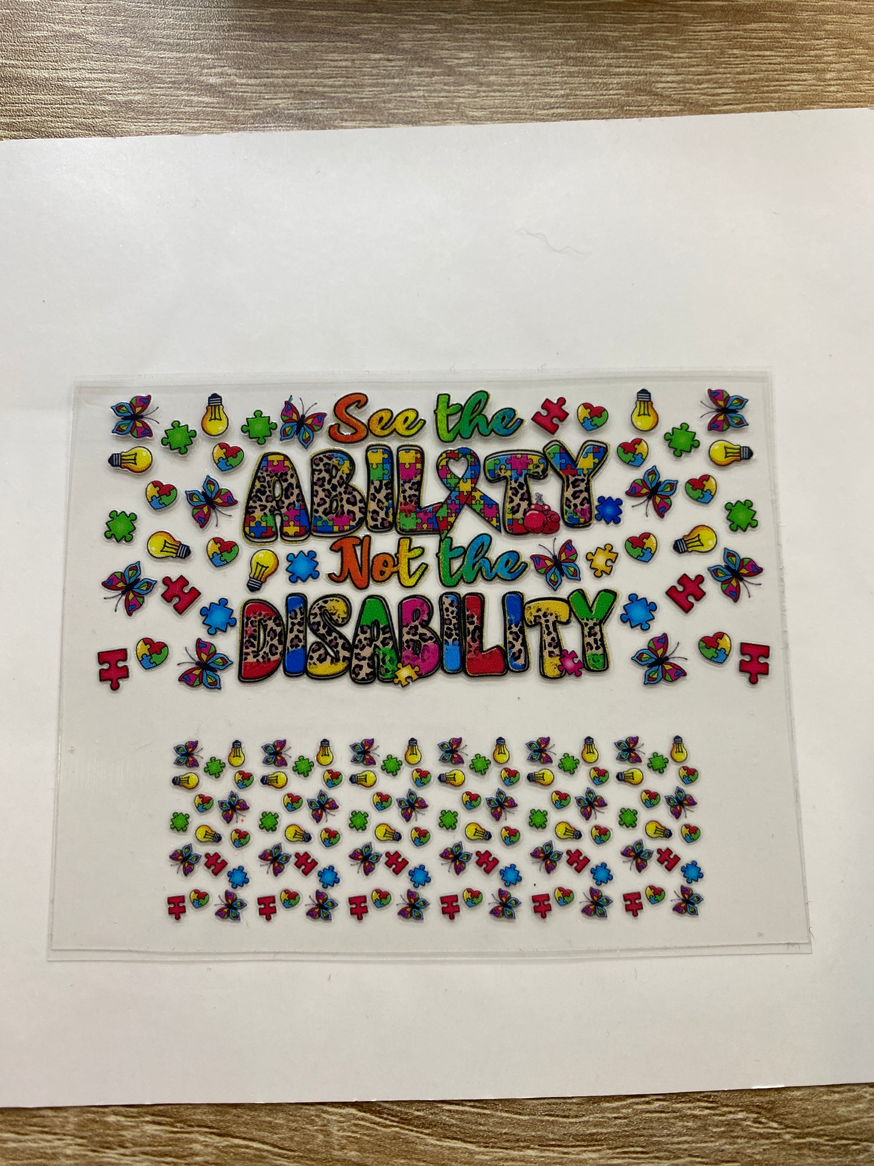 Autism Shot Glass