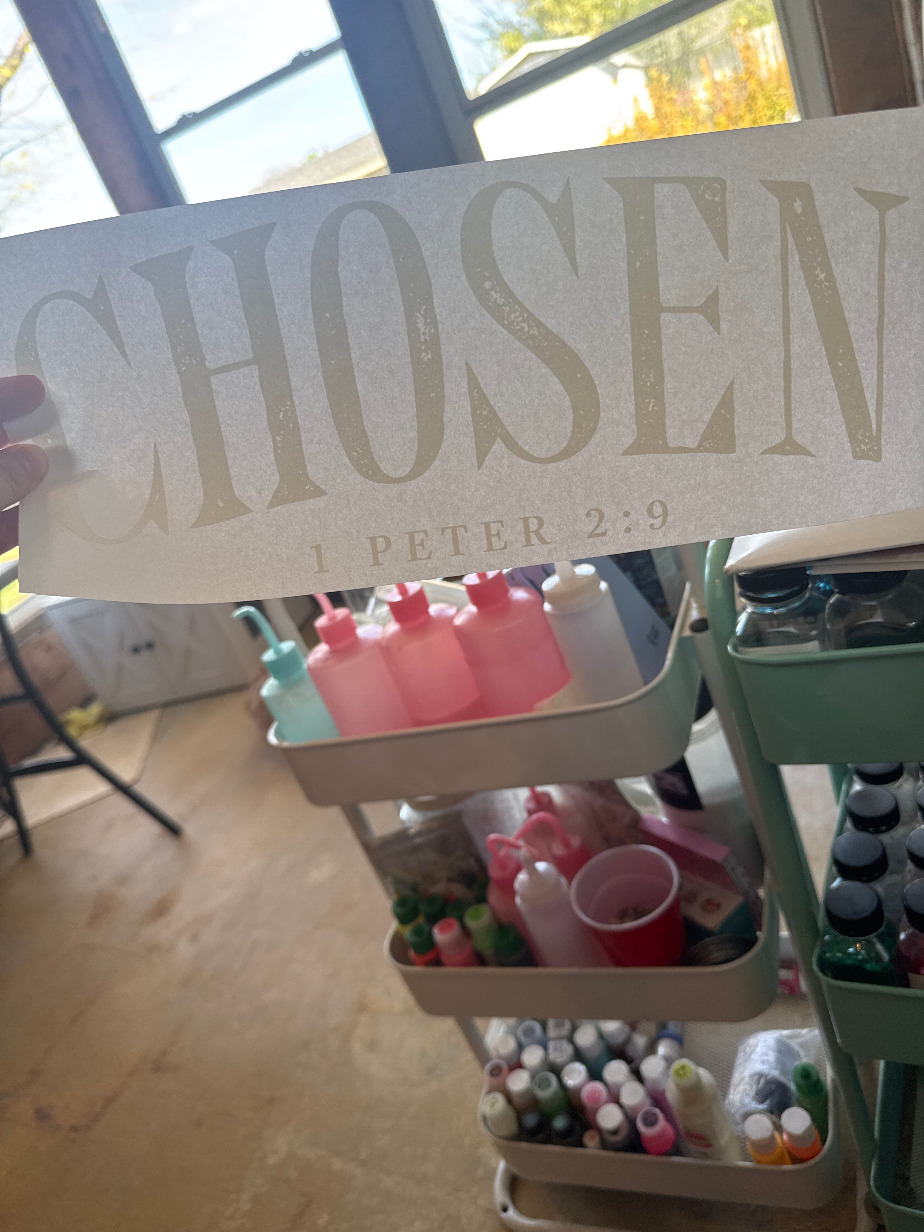 SINGLE COLOR SCREEN PRINT - CHOOSEN