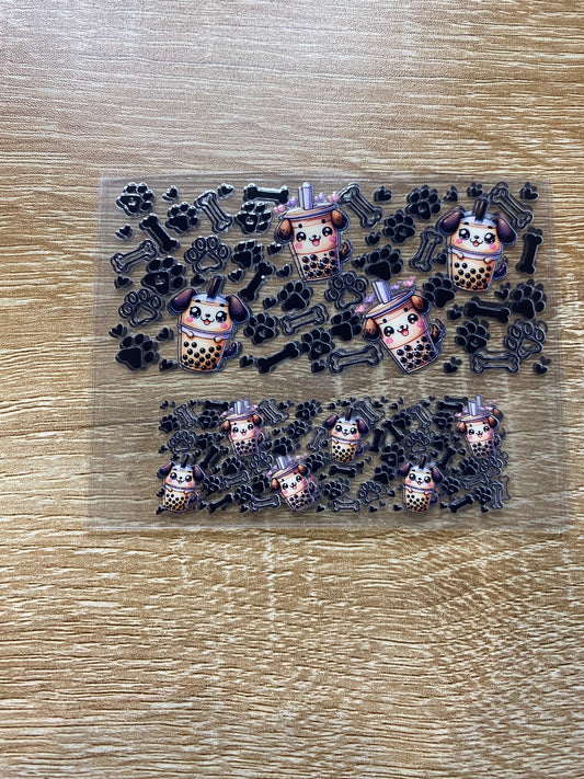 Dog Coffee  Shot Glass Wraps