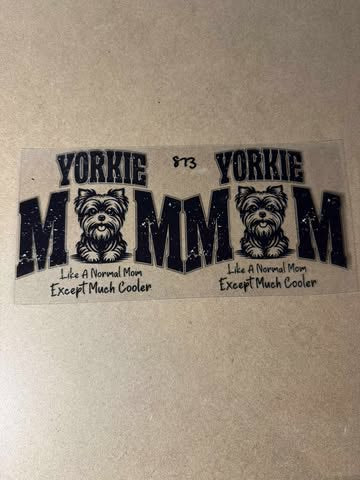 873 Yorkie Mom