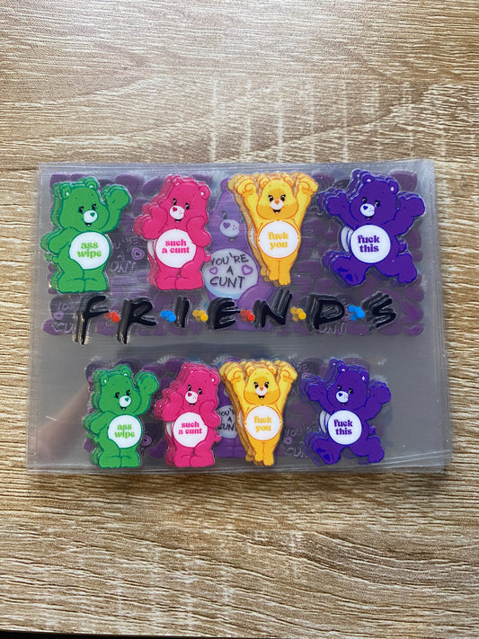 Friends Swear bears Shot Glass