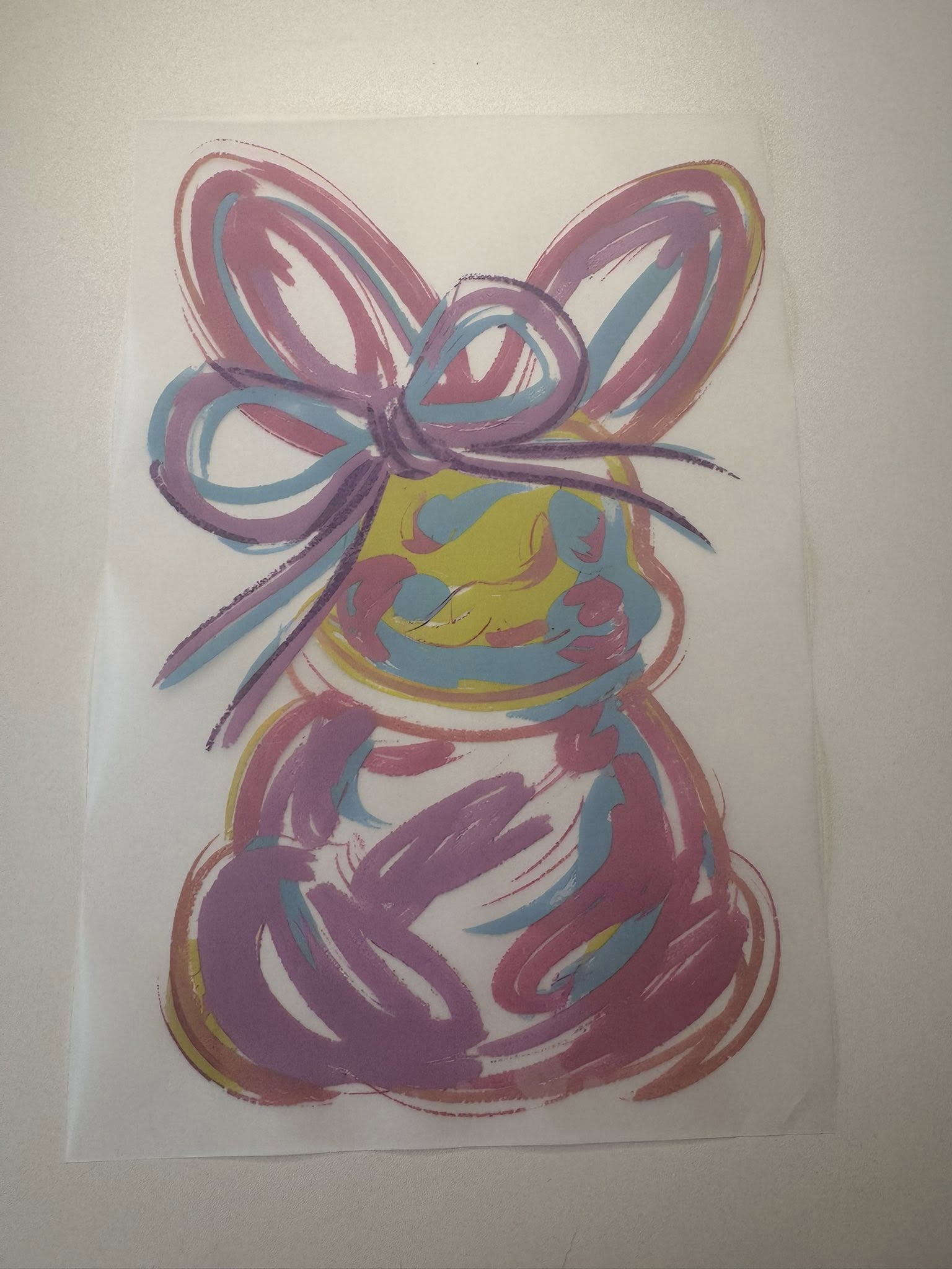 DTF-Pastel Bunny