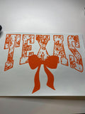 Screen Print- Texas Orange