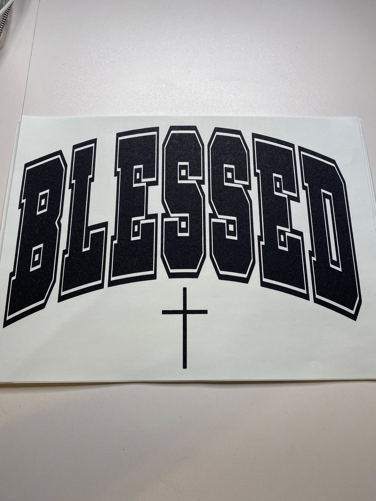 Screen Print- Blessed