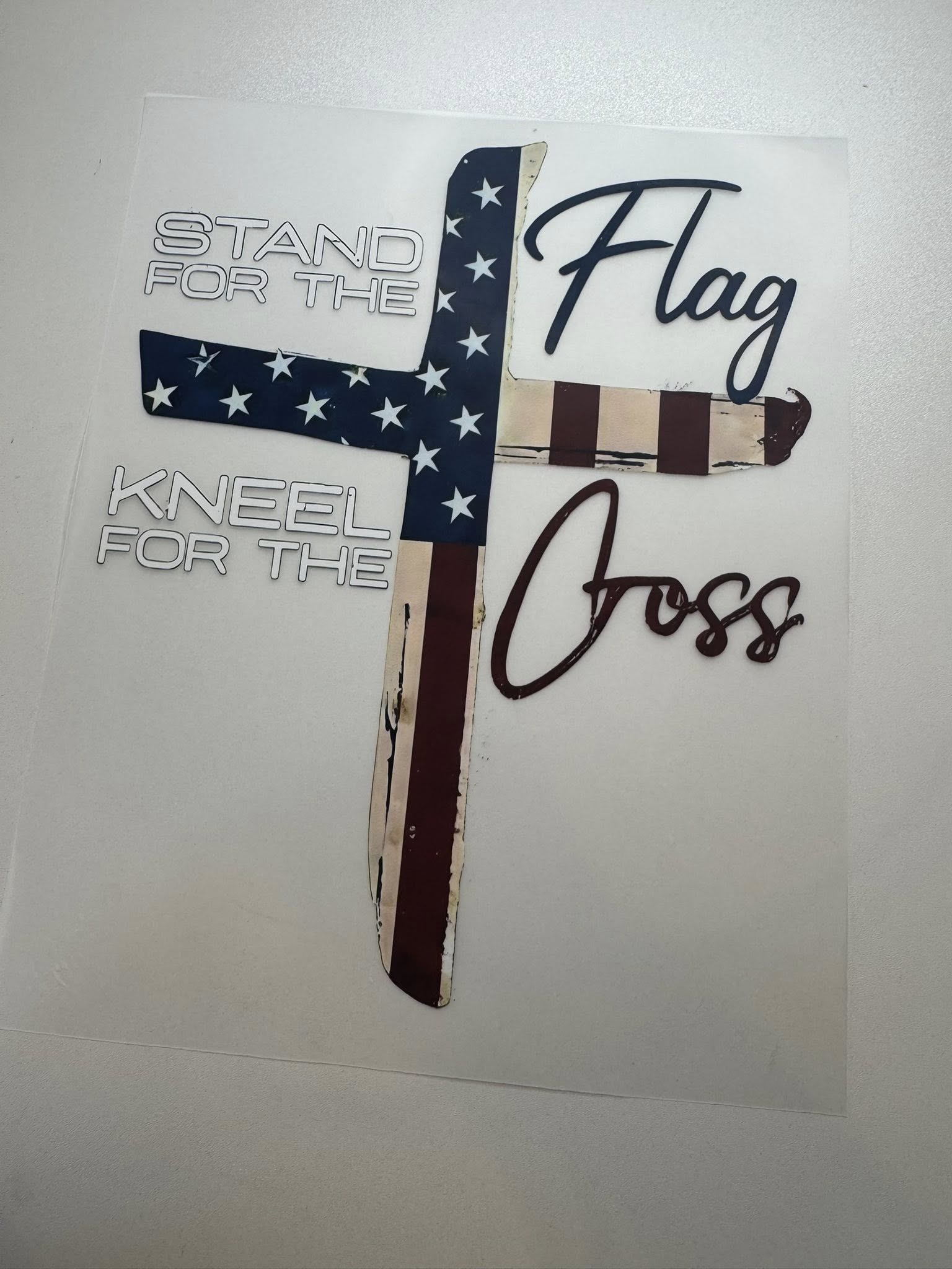 DTF-Stand for the Flag Cross