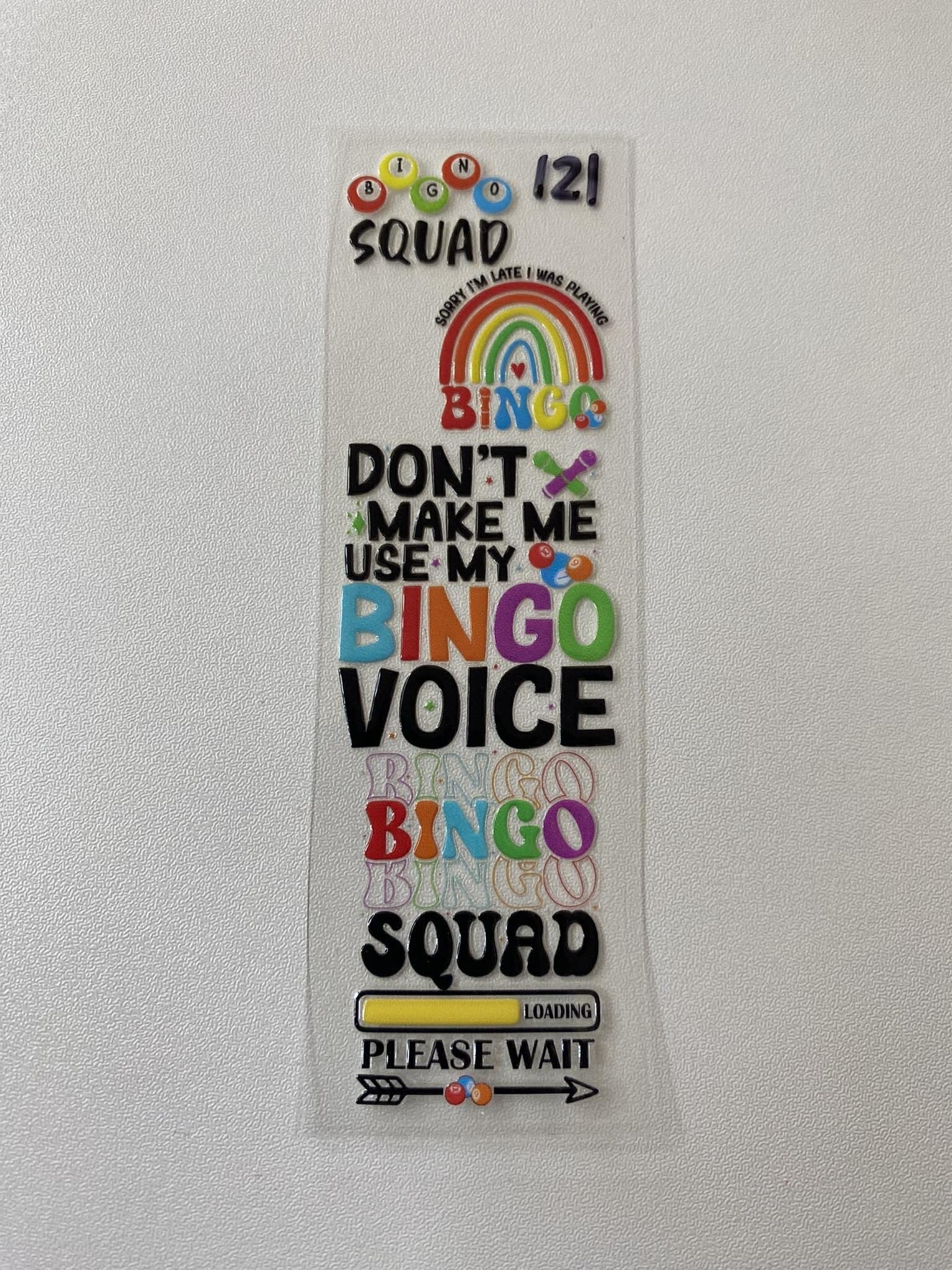 Pen 121- Bingo