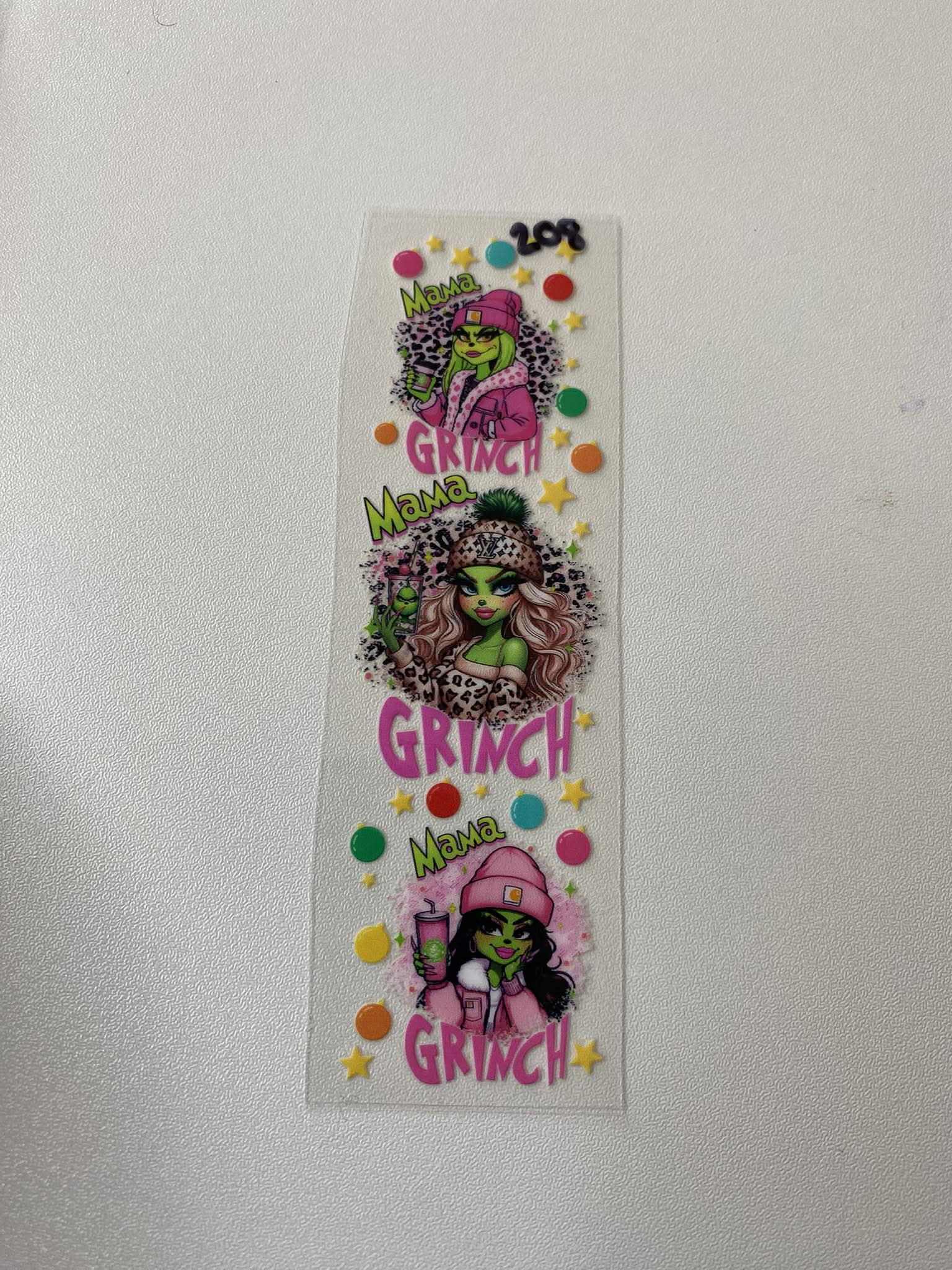 Pen 208- Girl Grinch
