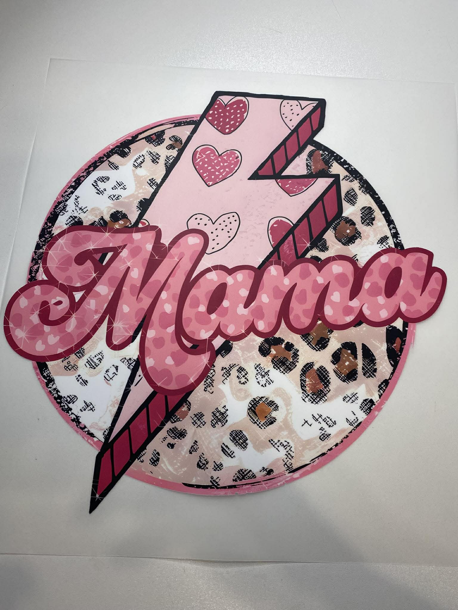 DTF-Mama Lightening Bolt