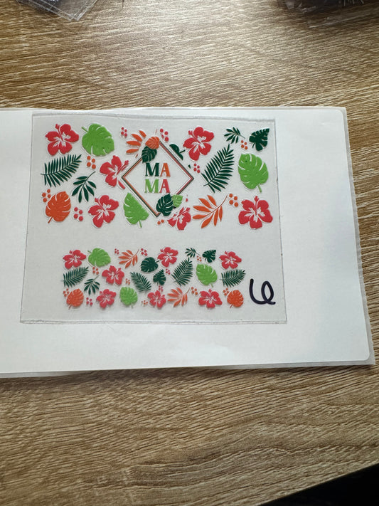 Mama Shot glass Decal