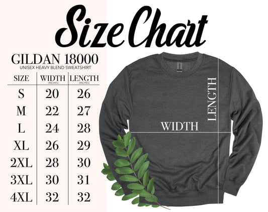 Adult Crewneck*SIZES 2X- 5X*