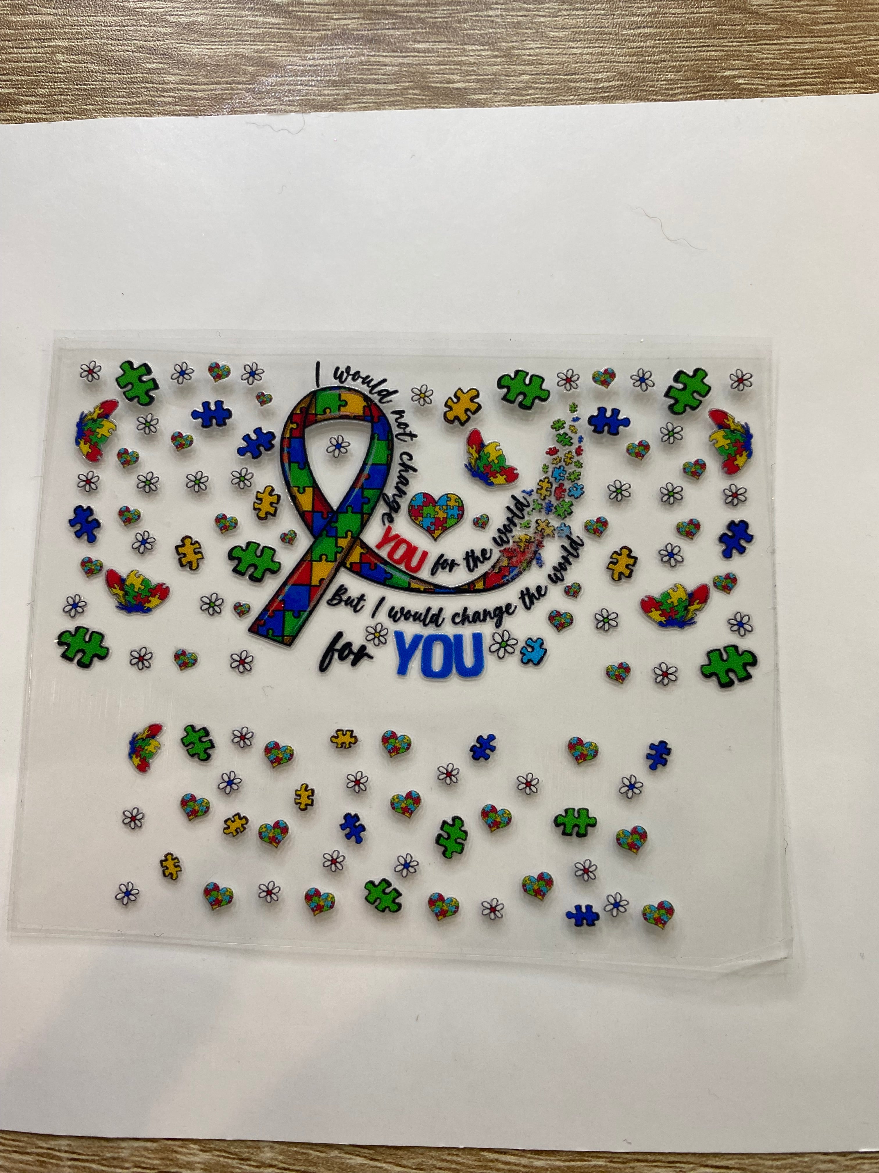 Autism Shot Glass
