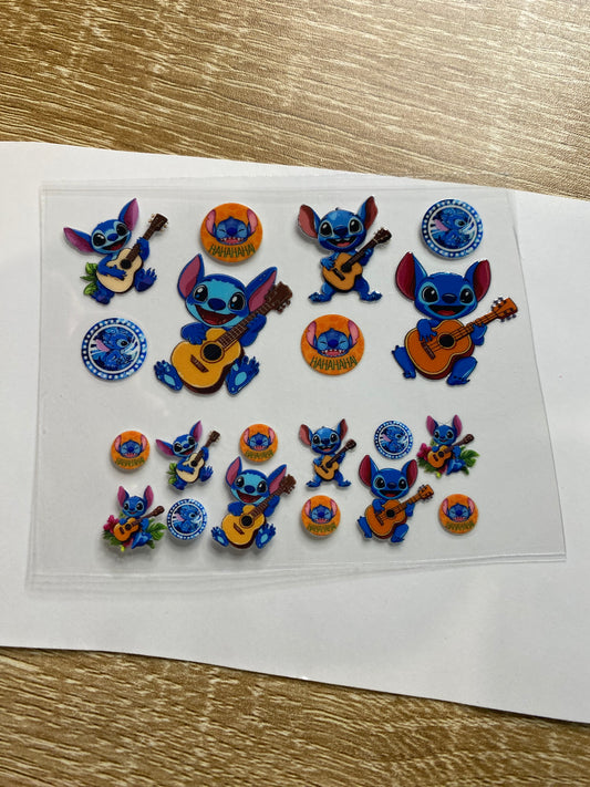 Blue Alien Shot Glass