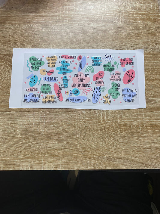 56 Infertility Daily Affirmations