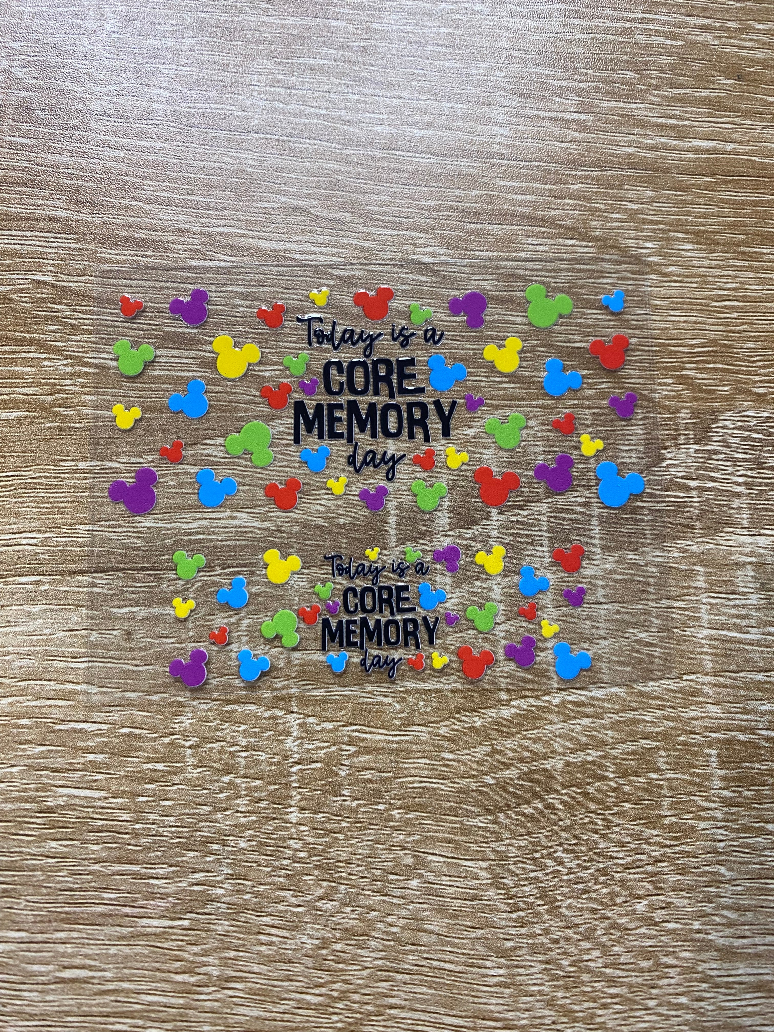 Core Memory Day Shot Glass Wraps