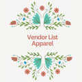 Vendor List- Apparel