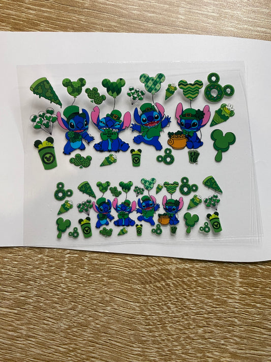 Blue Alien Shot Glass