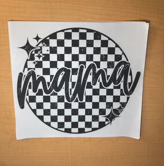 Single Color Adult Transfer- Mama Circl