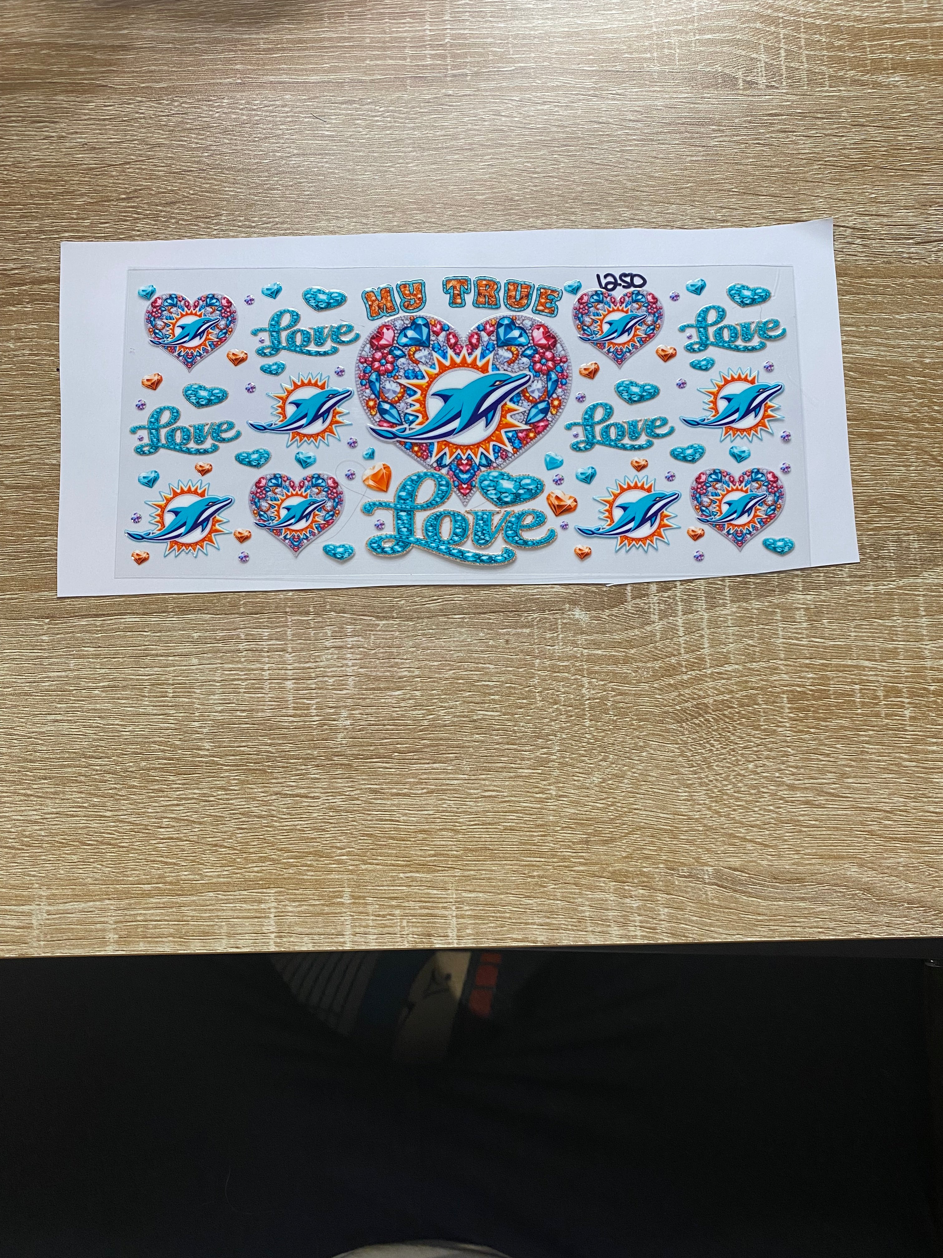 1250 Miami Dolphins My True Love