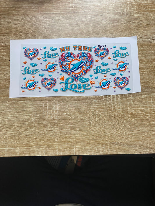 1250 Miami Dolphins My True Love