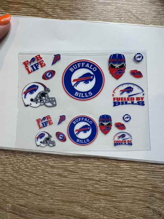 Buffalo Bills Shot glass Decal