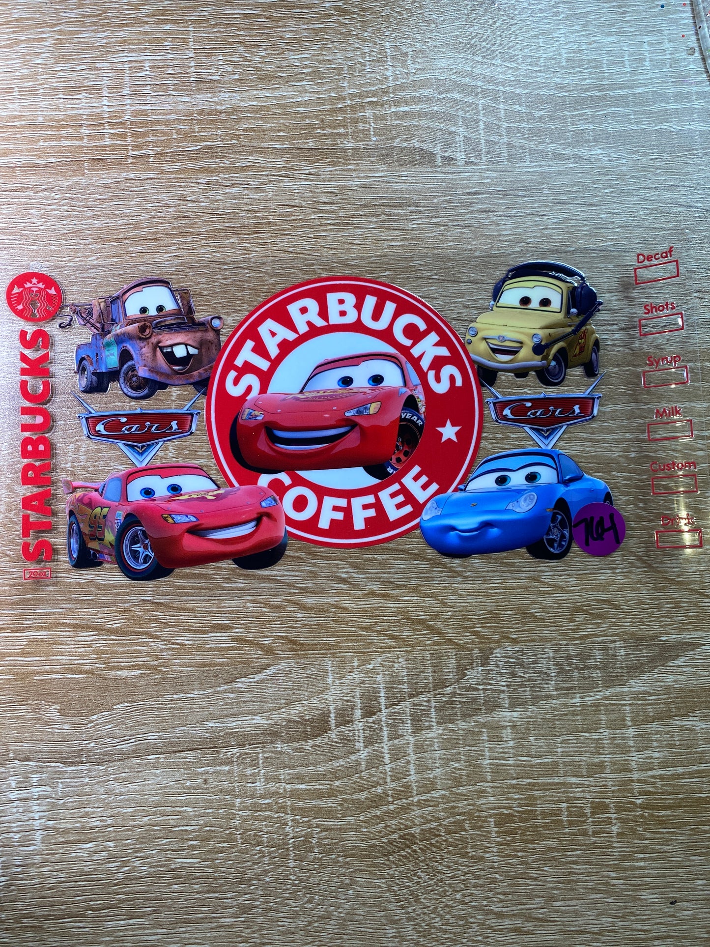 Cars Starbucks 764