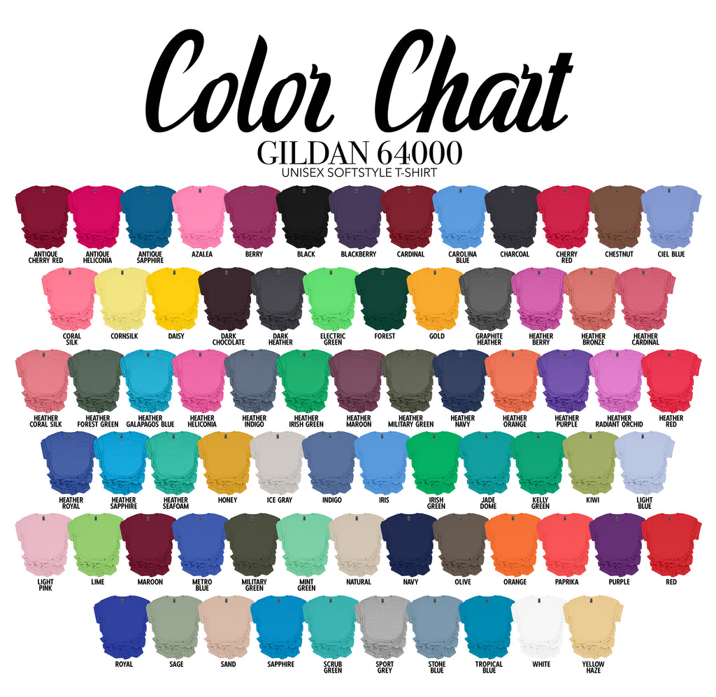 Gildan 6400 Adult Softstyle *SIZES 2x-4X*