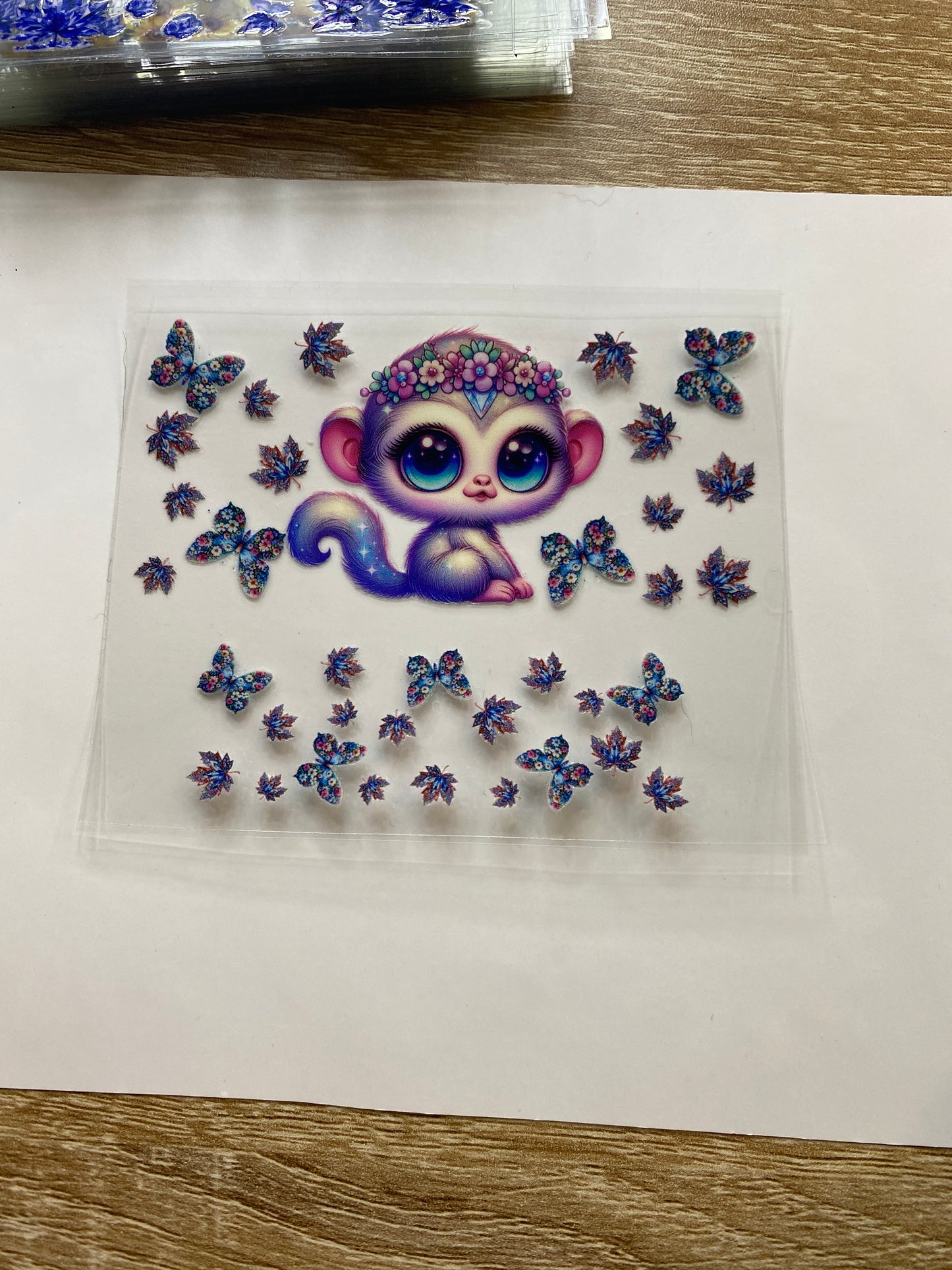 Monkey Shot Glass Decal