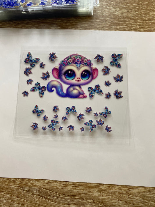 Monkey Shot Glass Decal