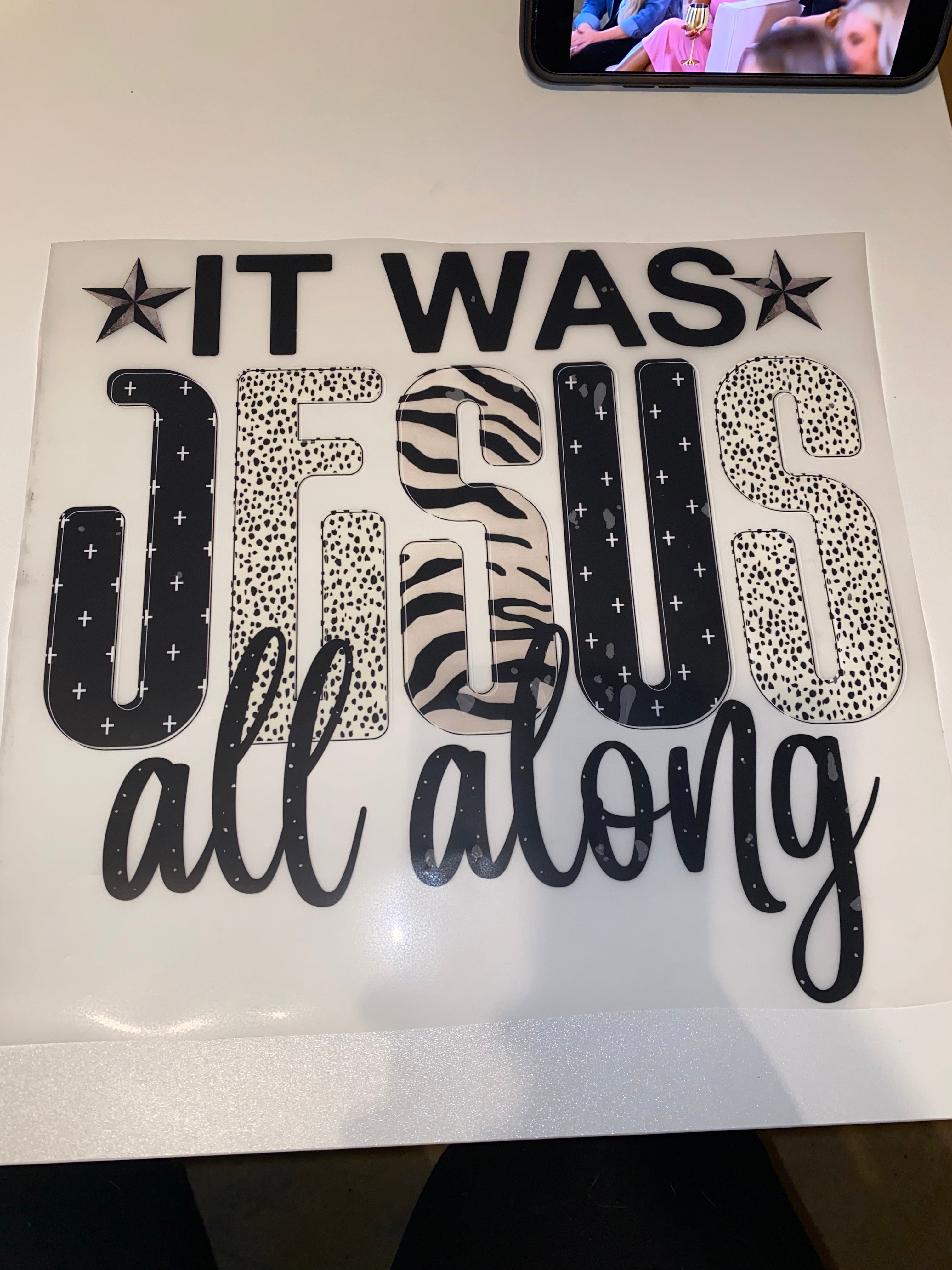 DTF-It was Jesus all along