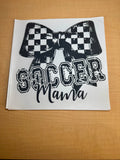 Single Color Adult Transfer- Soccer Mom