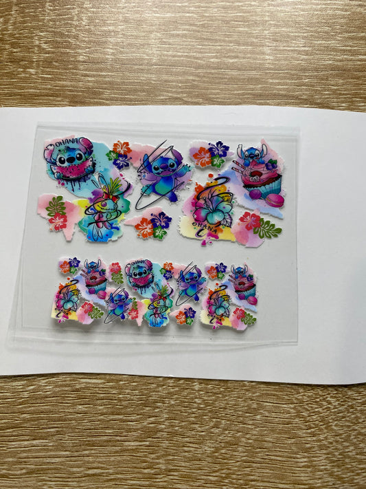 Blue Alien Shot Glass