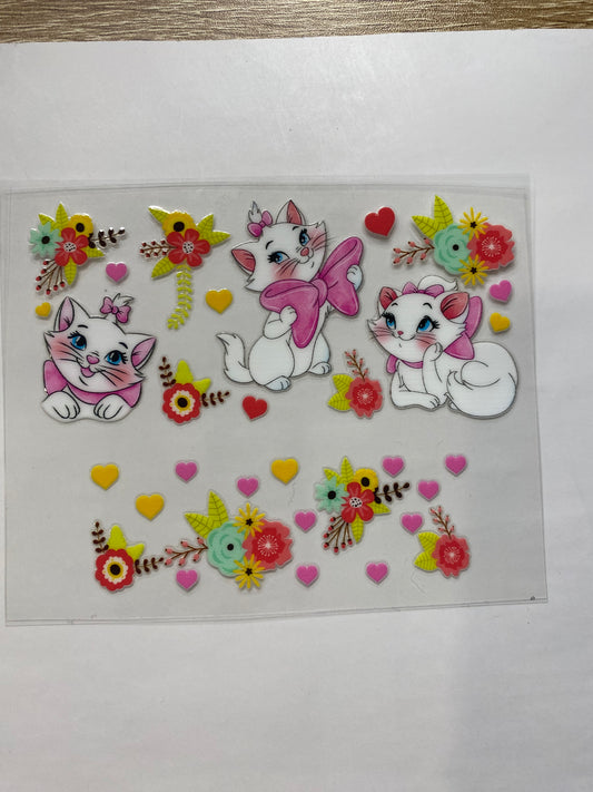 Marie Shot glass Decal