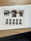 Western Shot glass Decal